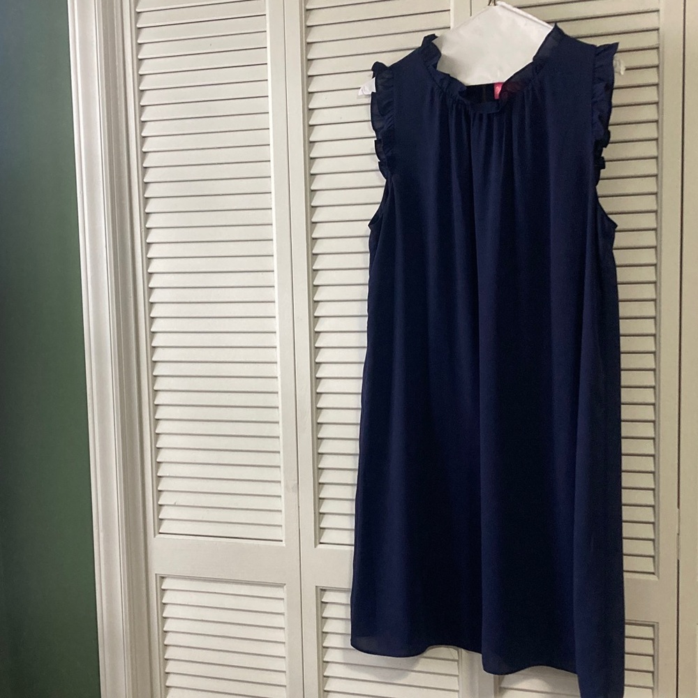 Navy Sleeveless Dress